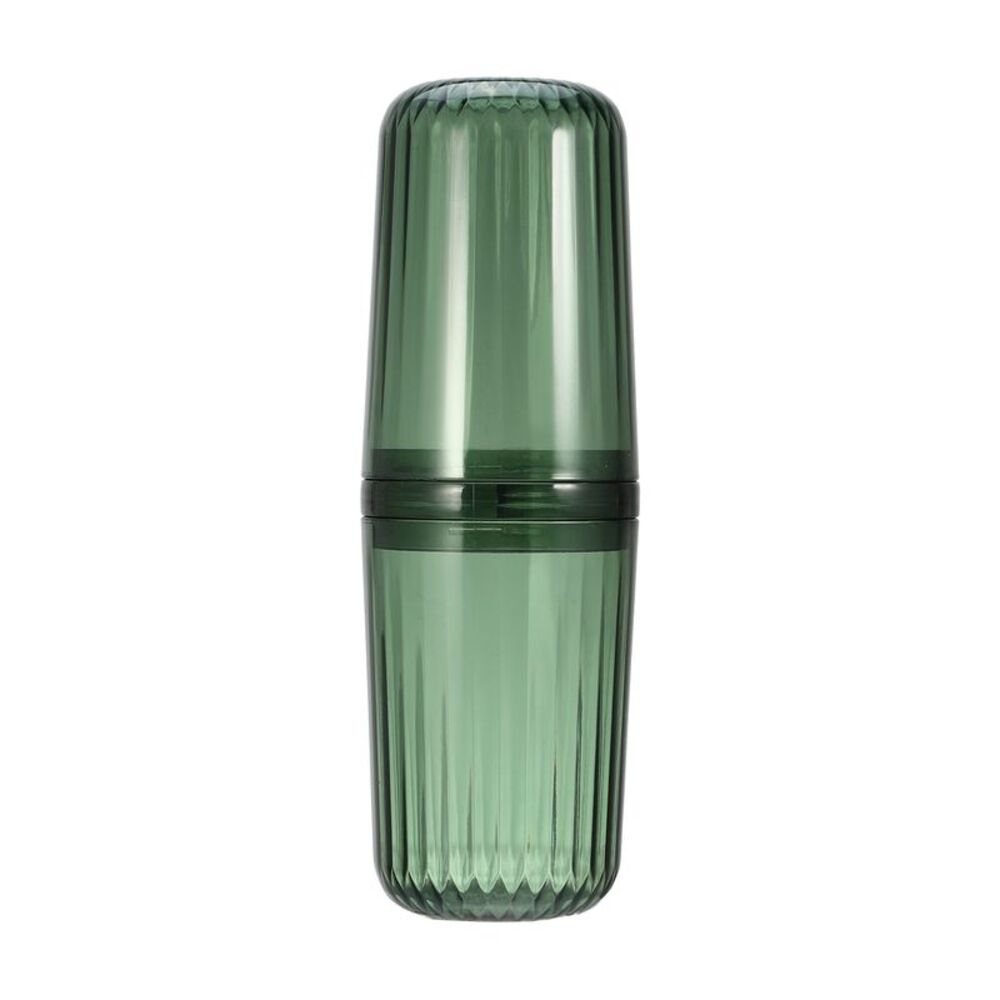 Clear PET Lightweight Traveling Toothbrush Holders Case Green 8.27"x2.76"